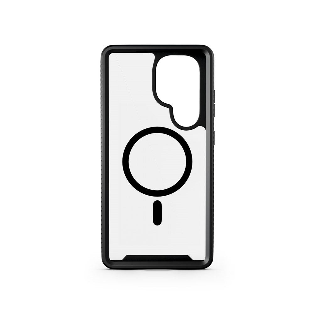 Samsung Galaxy S26 Ultra Spello Mag+ Rugged Deksel - MagSafe Kompatibel - Gjennomsiktig / Svart