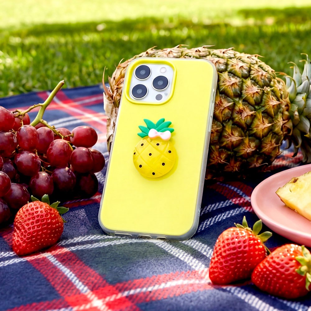 iPhone 17 Pro TFO 3D Frukt Deksel – Ananas