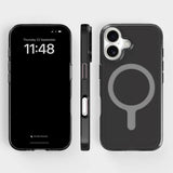 agood company iPhone 16 CLRPRTCT  100% Resirkulert Plast Deksel - Transparent / Tinted Black