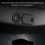 Tesla Model 3 2017-2019 Webcam Deksel - Svart