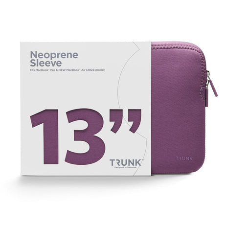 Trunk Neoprene Sleeve for MacBook 13" (30.5 x 21.5 x 1.5 cm) - Plump Purple