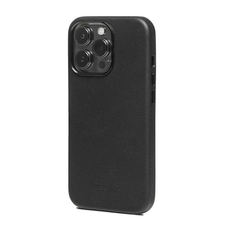 iPhone 13 Pro Trunk Ekte Skinn Deksel - Svart