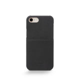 Trunk iPhone 11 Pro / XS / X Ekte Skinn Deksel med Kortlomme - Svart