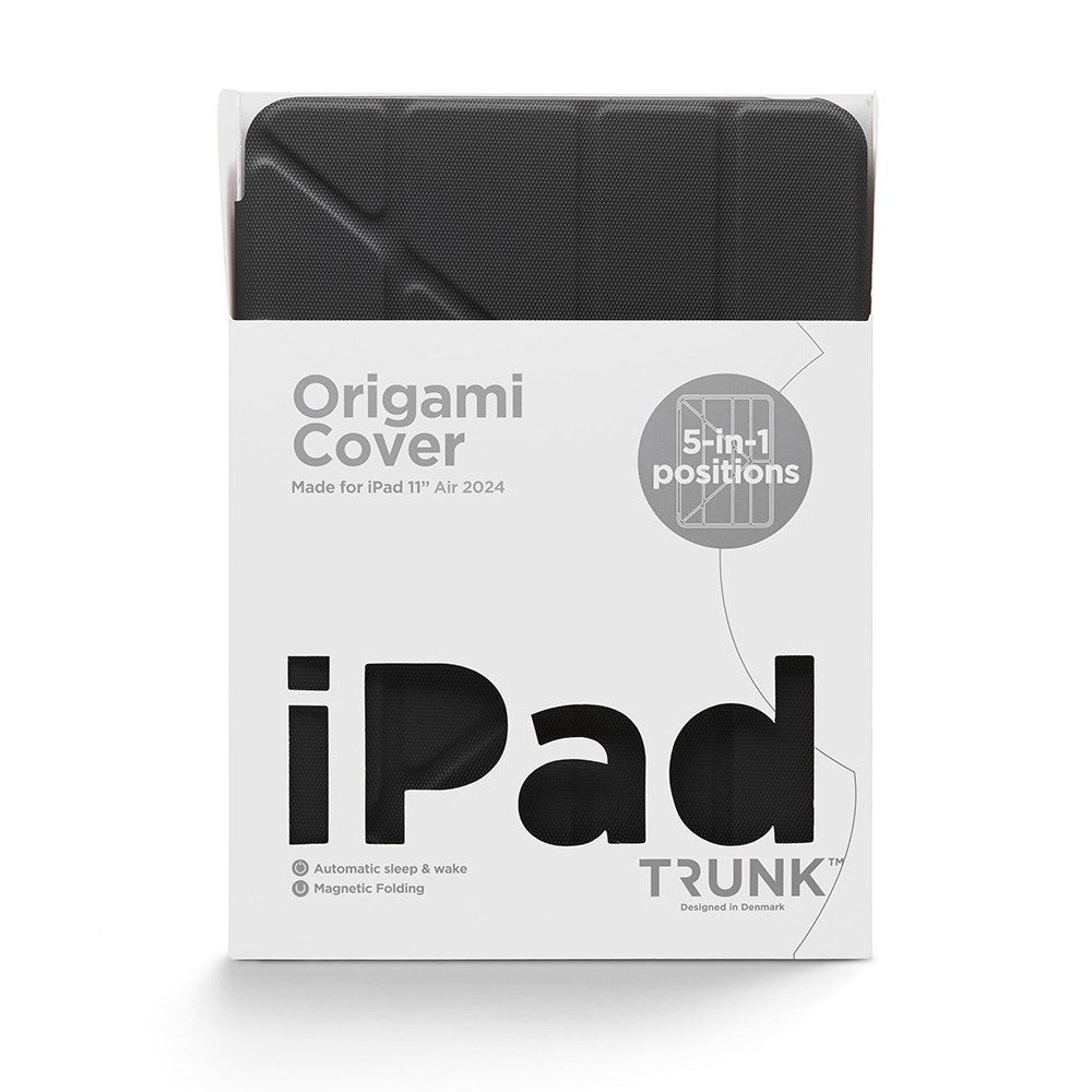 Trunk iPad Air 11" (2026 / 2025 / 2024) Origami Flip Deksel - Black