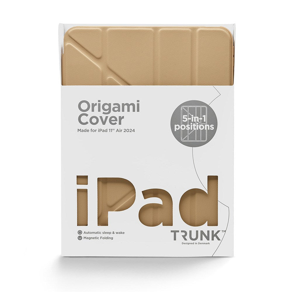 Trunk iPad Air 11" (2026 / 2025 / 2024) Origami Flip Deksel - Mocha