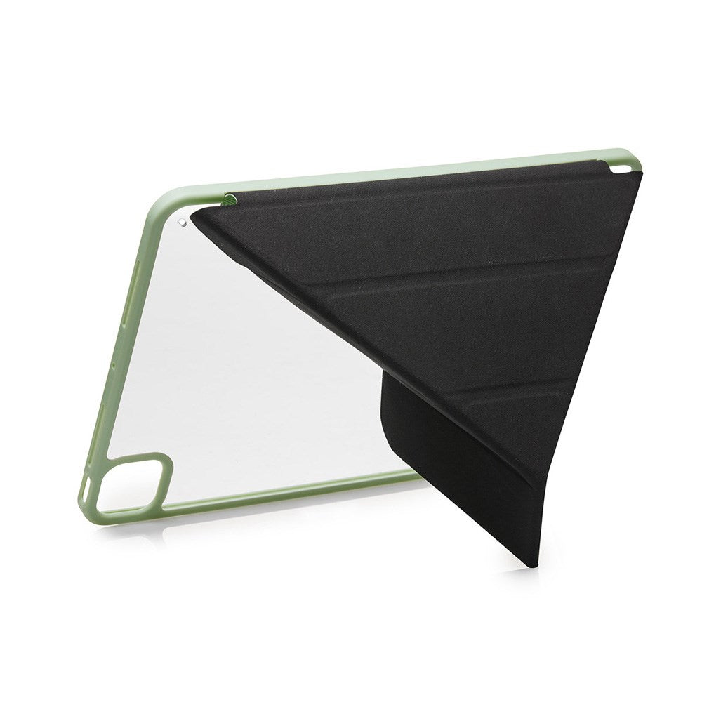 Trunk iPad Pro 11" (2025 / 2024) Origami Flip Deksel - Lime Swirl