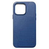 Mujjo iPhone 14 Pro Max Leather Wallet Deksel - Blå