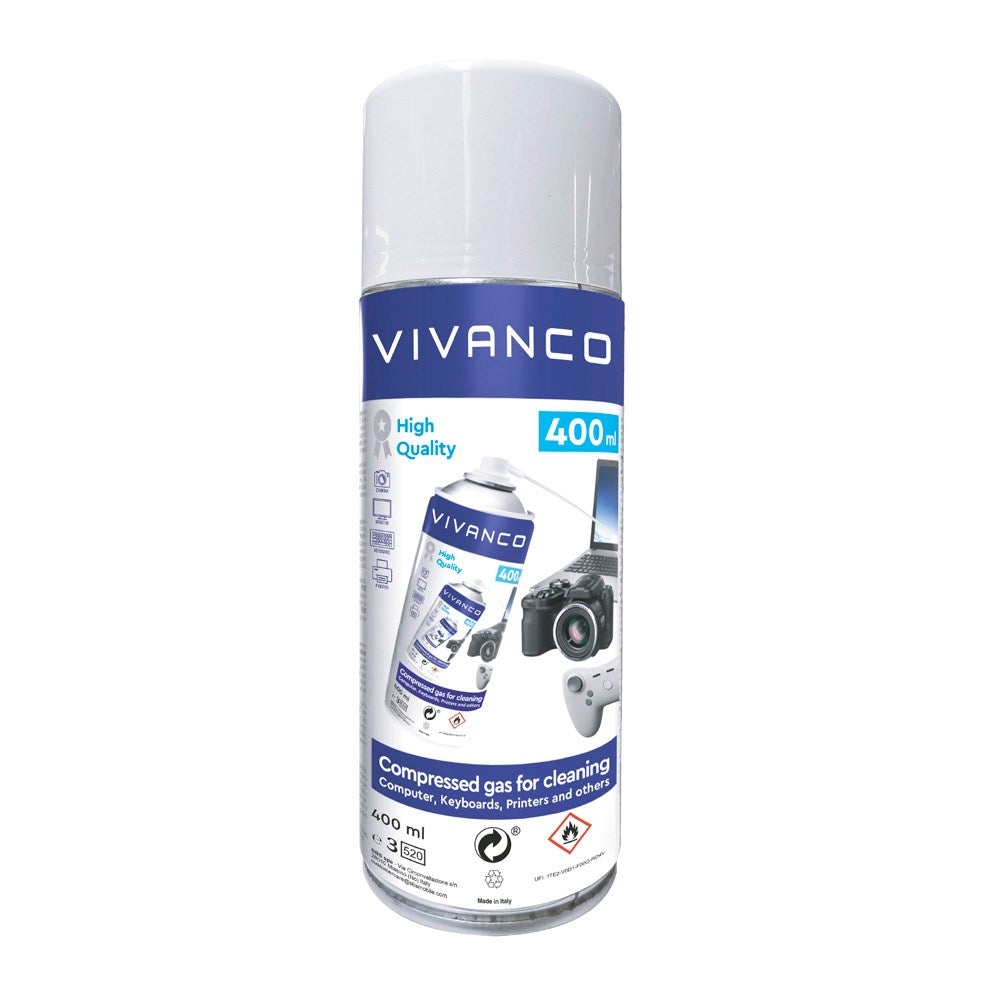 Vivanco Trykkluftspray for Rengjøring - 400 ml.