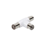 Koaksialadapter Treport F/M-M - Hvit
