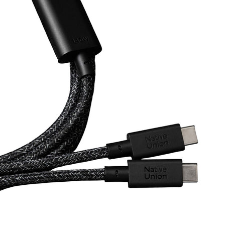 Native Union 2-i-1 USB-C til USB-C Kabel 140W - 2m - Cosmos