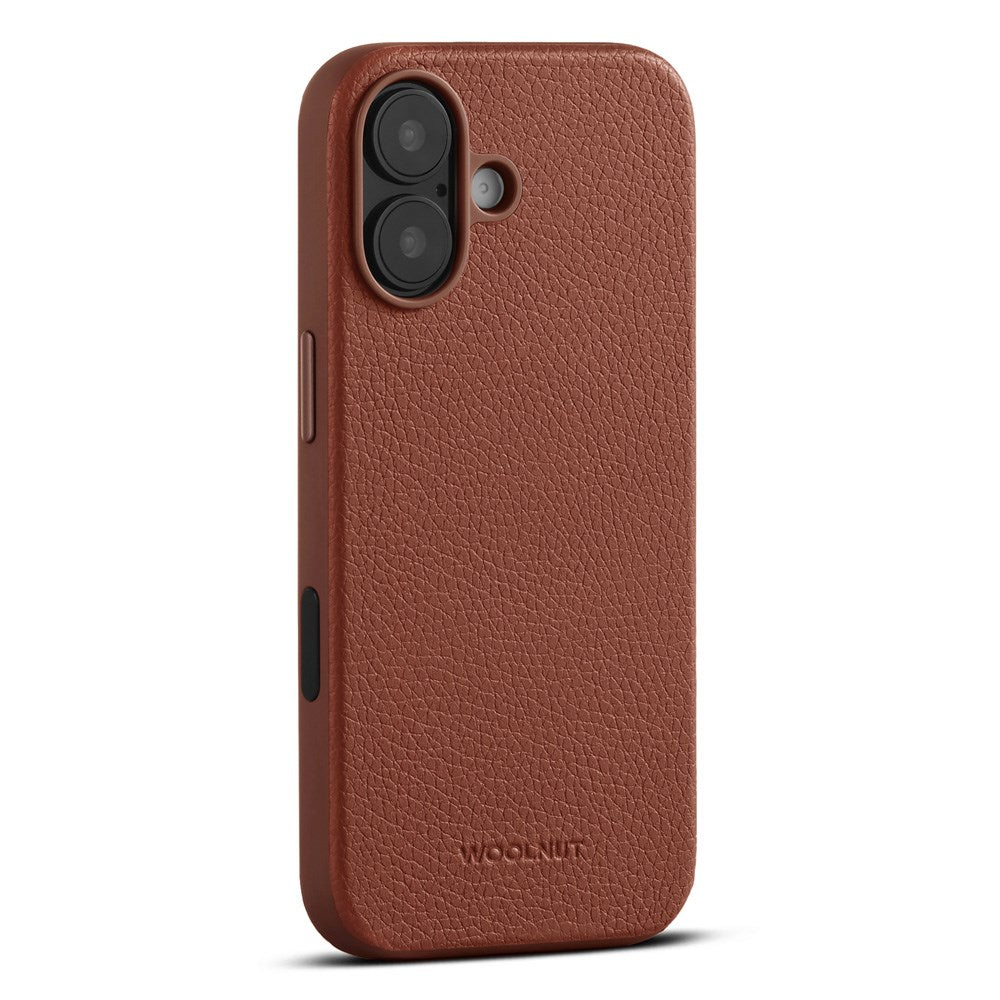 WOOLNUT iPhone 17 Ekte Skinn Deksel - MagSafe Kompatibel - Brun