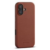 WOOLNUT iPhone 17 Ekte Skinn Deksel - MagSafe Kompatibel - Brun