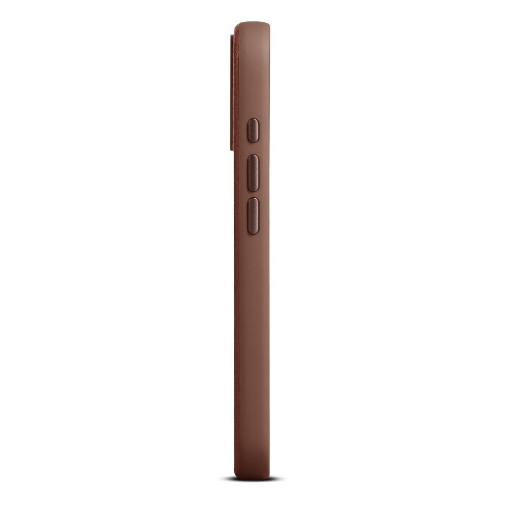 WOOLNUT iPhone 17 Ekte Skinn Deksel - MagSafe Kompatibel - Brun