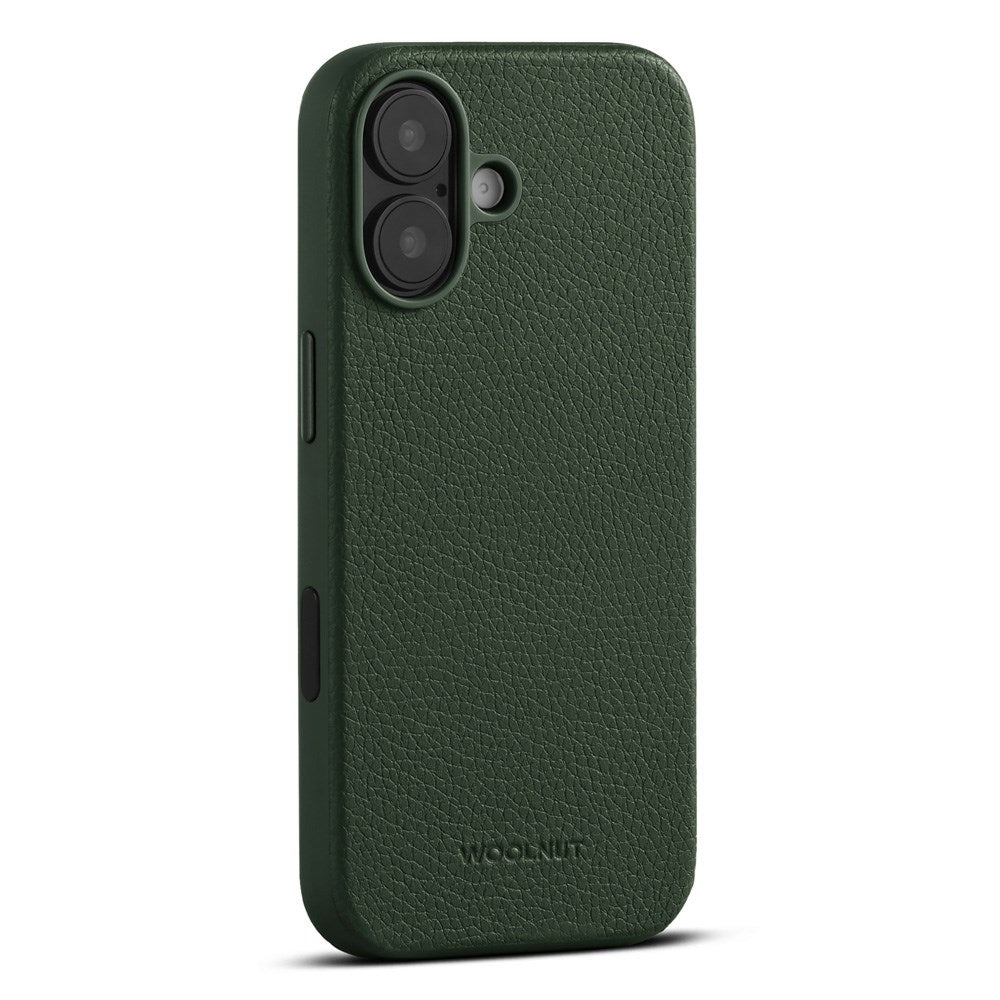 WOOLNUT iPhone 17 Ekte Skinn Deksel - MagSafe Kompatibel - Grønn