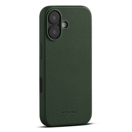 WOOLNUT iPhone 17 Ekte Skinn Deksel - MagSafe Kompatibel - Grønn