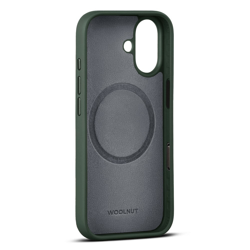 WOOLNUT iPhone 17 Ekte Skinn Deksel - MagSafe Kompatibel - Grønn