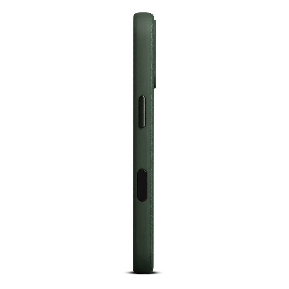 WOOLNUT iPhone 17 Ekte Skinn Deksel - MagSafe Kompatibel - Grønn