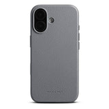 WOOLNUT iPhone 17 Ekte Skinn Deksel - MagSafe Kompatibel - Grå