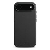 WOOLNUT iPhone Air Ekte Skinn Deksel - MagSafe Kompatibel - Svart
