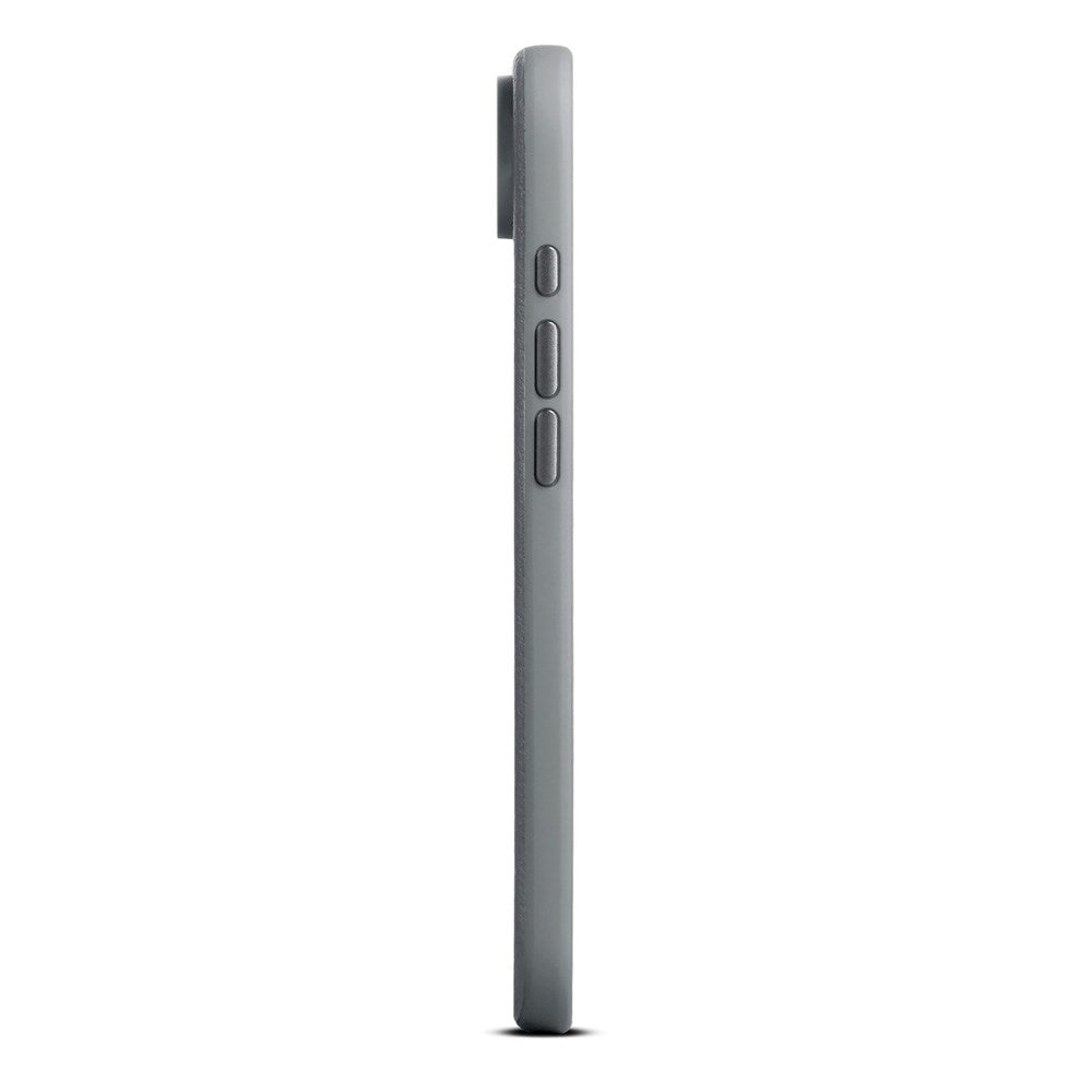 WOOLNUT iPhone Air Ekte Skinn Deksel - MagSafe Kompatibel - Grå