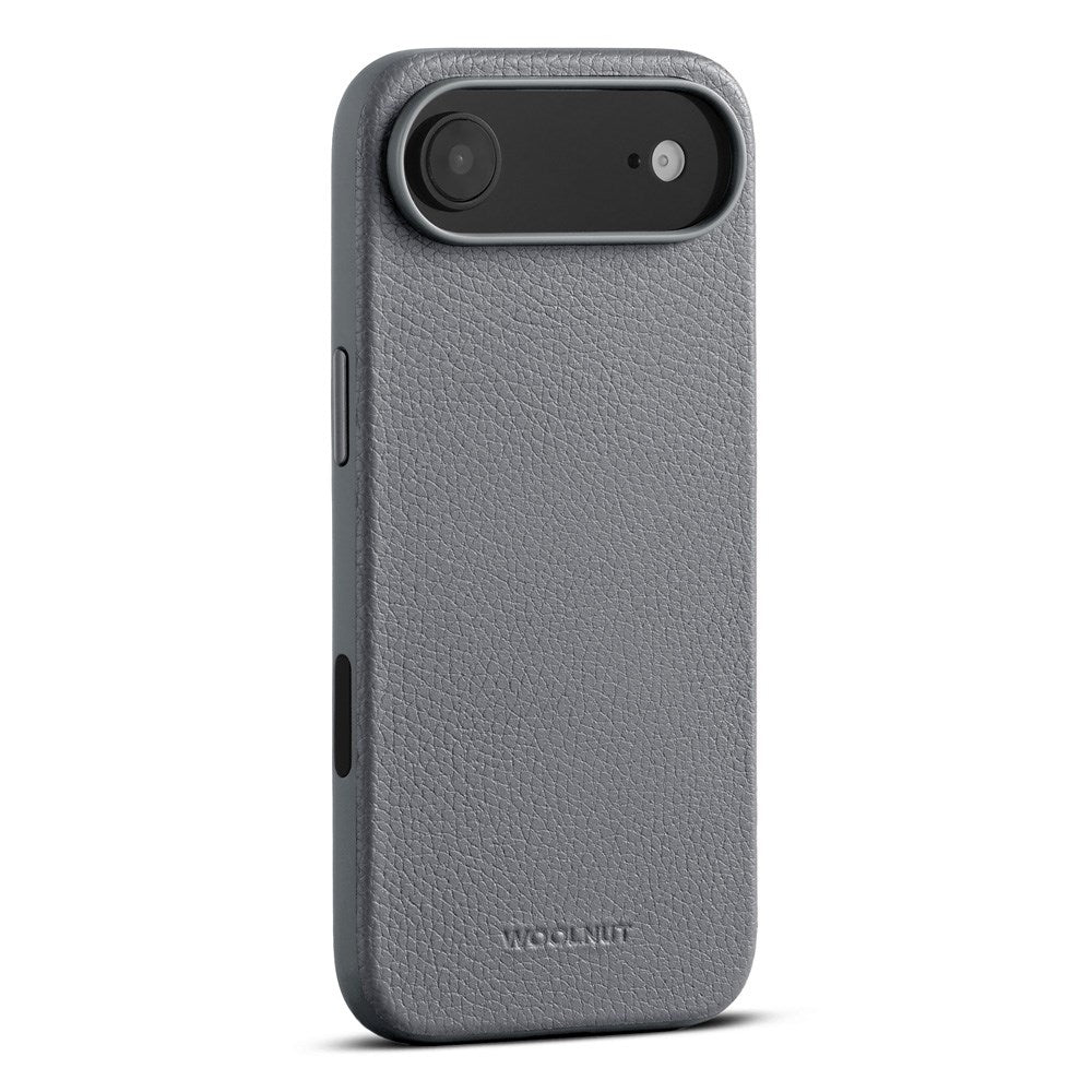 WOOLNUT iPhone Air Ekte Skinn Deksel - MagSafe Kompatibel - Grå