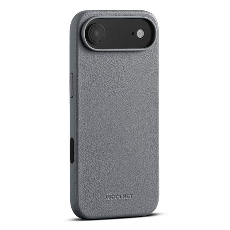 WOOLNUT iPhone Air Ekte Skinn Deksel - MagSafe Kompatibel - Grå