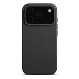 WOOLNUT iPhone 17 Pro Ekte Skinn Deksel - MagSafe Kompatibel - Svart