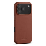 WOOLNUT iPhone 17 Pro Ekte Skinn Deksel - MagSafe Kompatibel - Brun