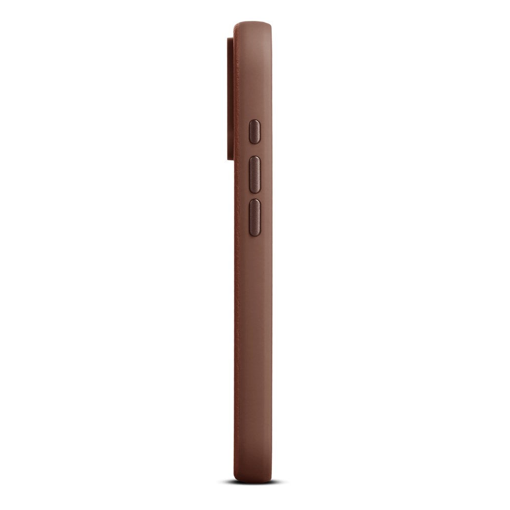 WOOLNUT iPhone 17 Pro Ekte Skinn Deksel - MagSafe Kompatibel - Brun