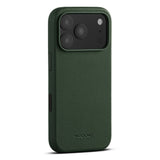 WOOLNUT iPhone 17 Pro Ekte Skinn Deksel - MagSafe Kompatibel - Grønn