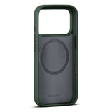 WOOLNUT iPhone 17 Pro Ekte Skinn Deksel - MagSafe Kompatibel - Grønn
