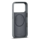 WOOLNUT iPhone 17 Pro Ekte Skinn Deksel - MagSafe Kompatibel - Grå