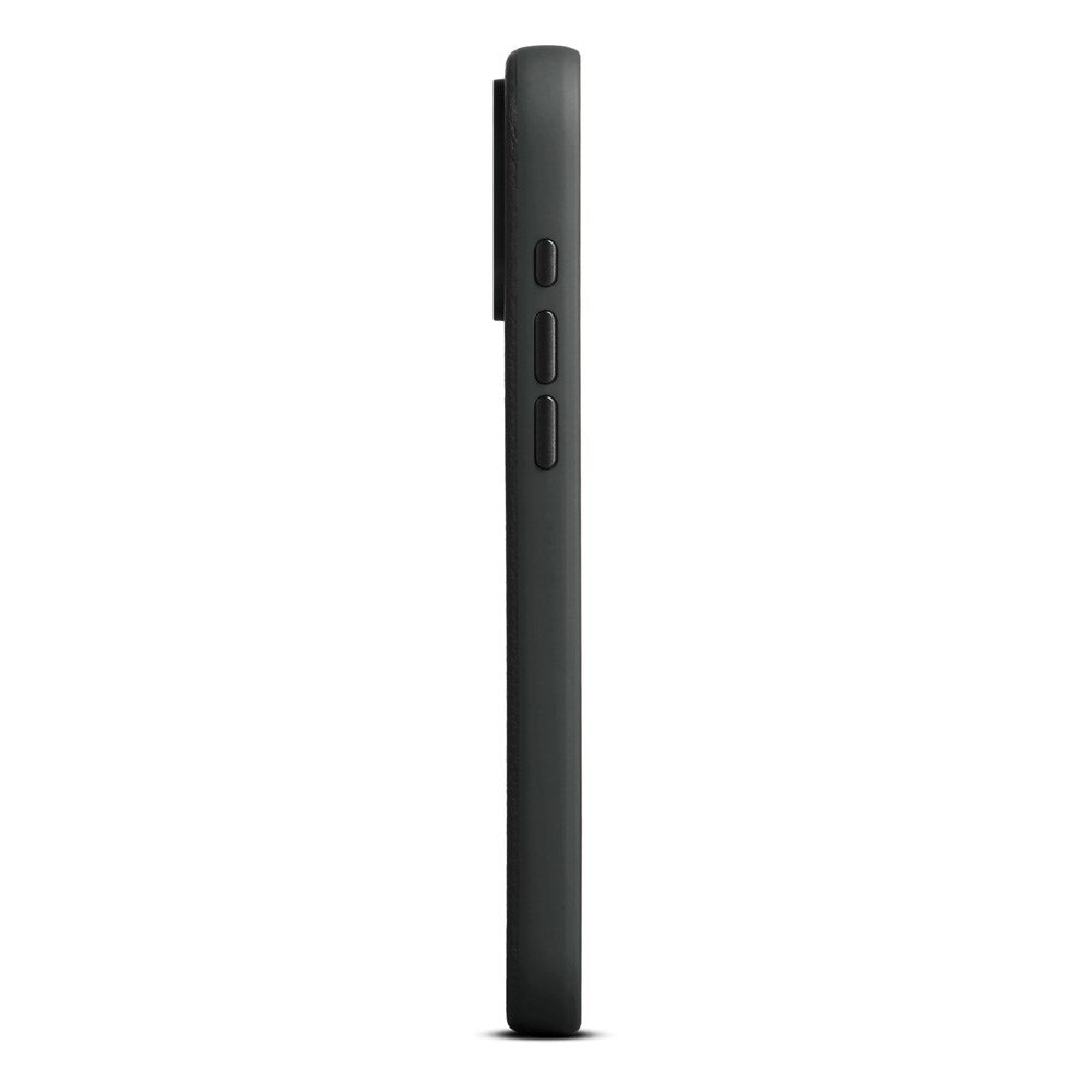 WOOLNUT iPhone 17 Pro Max Ekte Skinn Deksel - MagSafe Kompatibel - Svart