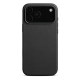 WOOLNUT iPhone 17 Pro Max Ekte Skinn Deksel - MagSafe Kompatibel - Svart