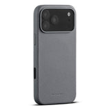 WOOLNUT iPhone 17 Pro Max Ekte Skinn Deksel - MagSafe Kompatibel - Grå