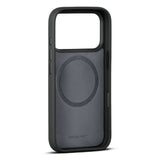 iPhone 18 Pro Max WOOLNUT Ekte Skinn Deksel - MagSafe Kompatibel - Svart