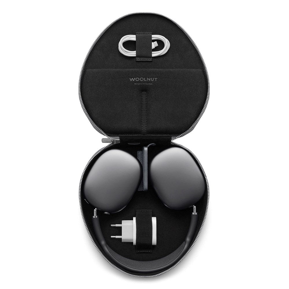 Woolnut AirPods Max / Max 2 Skinn Case - Grå