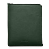 Woolnut iPad / Tablet (26.5 x 32.5 cm) Ekte Skinn Folio Sleeve - Grønn