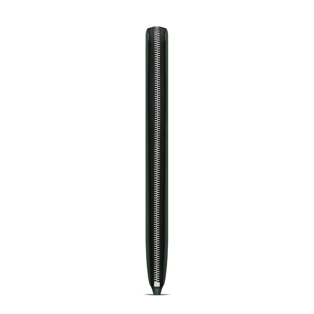 Woolnut iPad / Tablet (23 x 29 cm) Ekte Skinn Folio Sleeve - Grønn