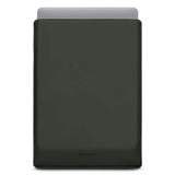 Woolnut Kunstskinn Sleeve for MacBook / Laptop (370 x 260mm) - Grønn