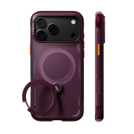 iPhone 18 Pro Max / 17 Pro Max TORRAS Ostand Q3 Air Deksel - MagSafe Kompatibel - Lilla