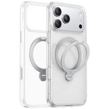 iPhone 18 Pro / 17 Pro TORRAS Ostand Q3 Spin Deksel - MagSafe Kompatibel - Gjennomsiktig