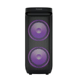 Xceed Sound 10" Bluetooth Høyttaler med Trådløs Mikrofon & Lysshow - svart